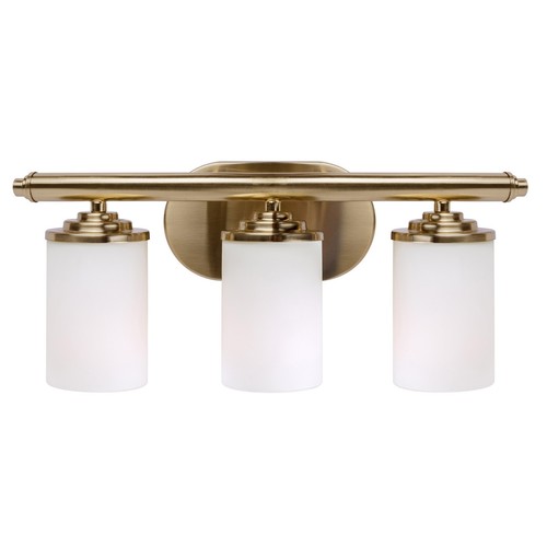 Forte Lighting 5105-03 Ames 3 Light 18"W Bathroom Vanity Light - Gold - Picture 5 of 5