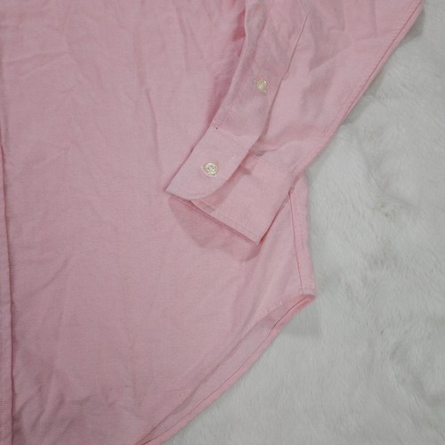 Ralph Lauren Sport Long Sleeve Pink Cotton Button Up Shirt Men's Size 2 - Picture 2 of 18