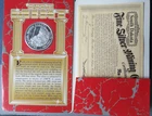 DEADWOOD SOUTH DAKOTA CALAMITY JANE .999 PURE SILVER COIN UNC COA