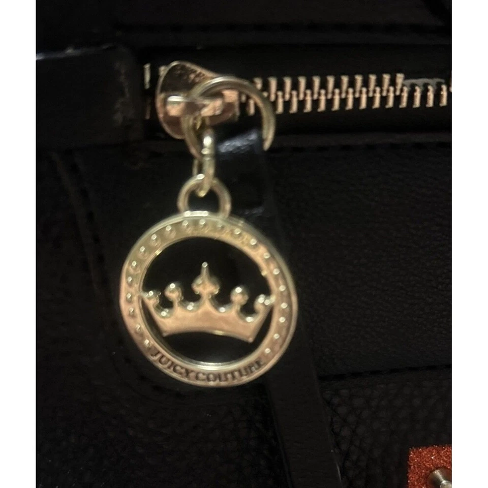 Cartera Juicy Couture Rock Candy con asas bandolera negra colorida nueva sin etiquetas Foto 4 de 4