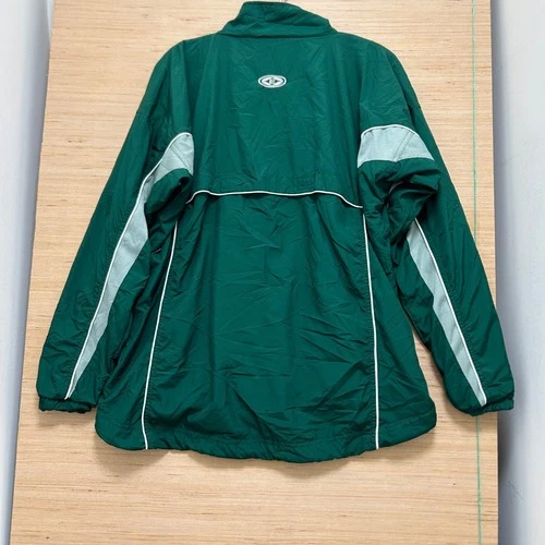 Easton Mens Forest Green Windbreaker Jacket Mesh Lined Full Zip L/XL image 4