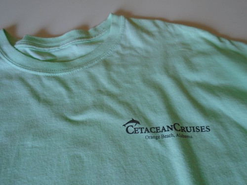 Orange Beach AL cetacean cruises t-shirt no size tag chest 23'' length 28'' - Picture 5 of 8