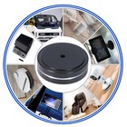 Aluminum Stabilization Pad Slip Proof Rubber Foot for Auditory Amplifier Pad