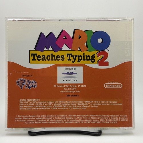 Vintage Mario Teaches Typing 2 PC Spiel CD-ROM 1996 - Bild 2 von 8