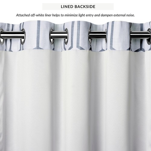 Kaiden Geometric Room-Darkening Window Curtain, Single Panel, 52" W x 95" L (... - Picture 3 of 7
