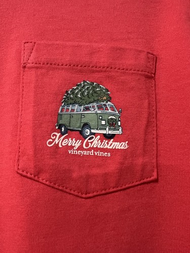 Vineyard & Vines GRAPHIC PKT TEE RETRO VAN & TREE Size 5 - Picture 3 of 7