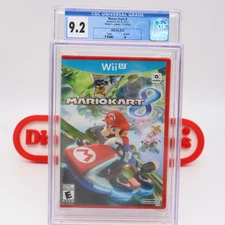 Nintendo Wii U Game SUPER MARIO KART 8 - CGC GRADED 9.2 A NEW & Factory Sealed!