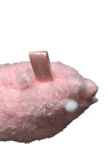 Chiikawa Miniso Fluffy Pajamas Plush Toy Mascot Genuine Japan Pink Ball Chain - Picture 6 of 16