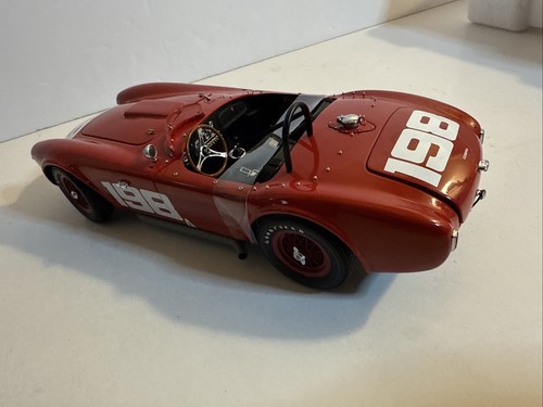 1962 RED EXOTO SHELBY COBRA 260 #198 RACING LEGENDS SCALE 1:18 - Picture 14 of 24