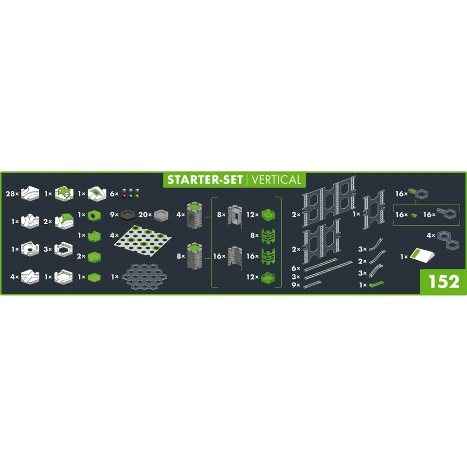 GraviTrax PRO Starter Set Vertical Marble Run STEM 152 pcs NEW - Image 3 of 4