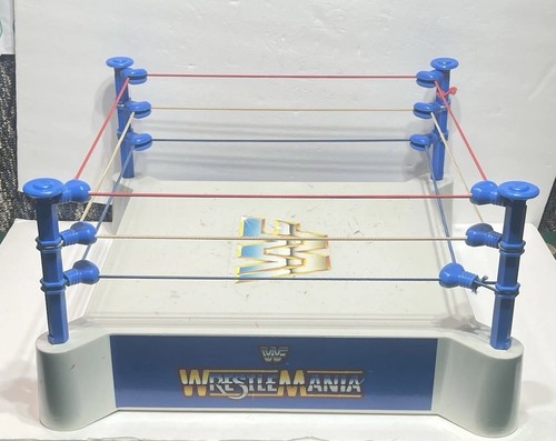 WWF Wrestling Monster Ring Jakks Pacific 1996 - 1 Rope Is Tied- 2 Ropes Are Good - Picture 10 of 14