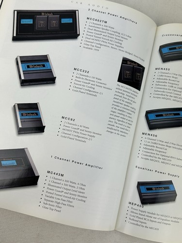 MCINTOSH CATALOG AMP STEREO HOME CAR 1998 D860 - Picture 20 of 24