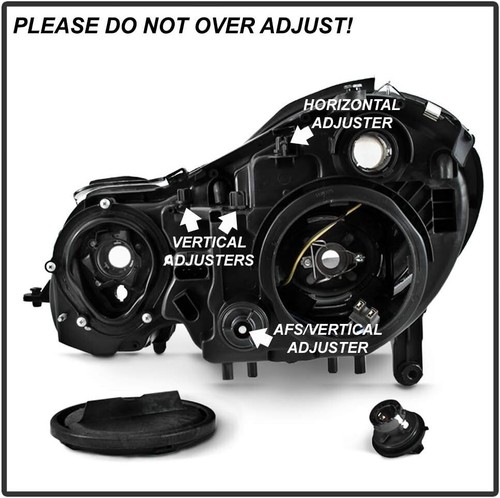 Par de faros negros para Mercedes Benz W211 Clase E 2003-2006 - Imagen 5 de 7
