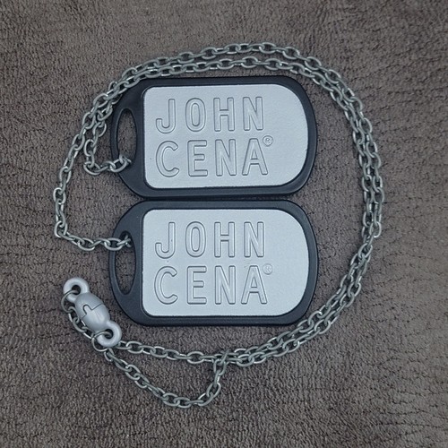 WWE John Cena Dog Tag Kette Ersatz Ultimate Fan Pack Sammlerstück Junge Spielzeug