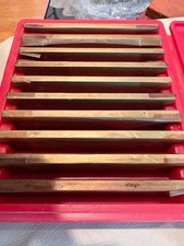 ***New MHC PRECISION PARALLEL SET 1/8" 10 MATCHED PAIRS IN CASE 637-70