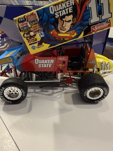 Action Collectables 1:18 Steve Kinser Superman Car 1999 Warner Bros Sprint Car - Picture 2 of 11