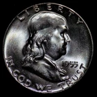 1955 P Bugs Bunny Franklin Silver Half Dollar Sharp UNC
