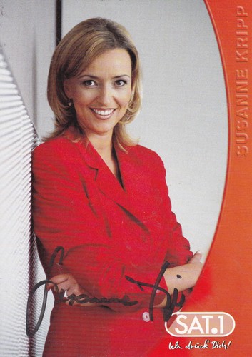 Autogramm - Susanne Kripp