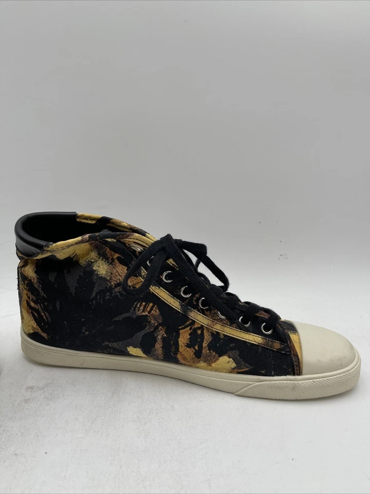 Zapatillas Celine Blank Casbah Mid con cordones doradas/negras talla 44 Foto 2 de 4