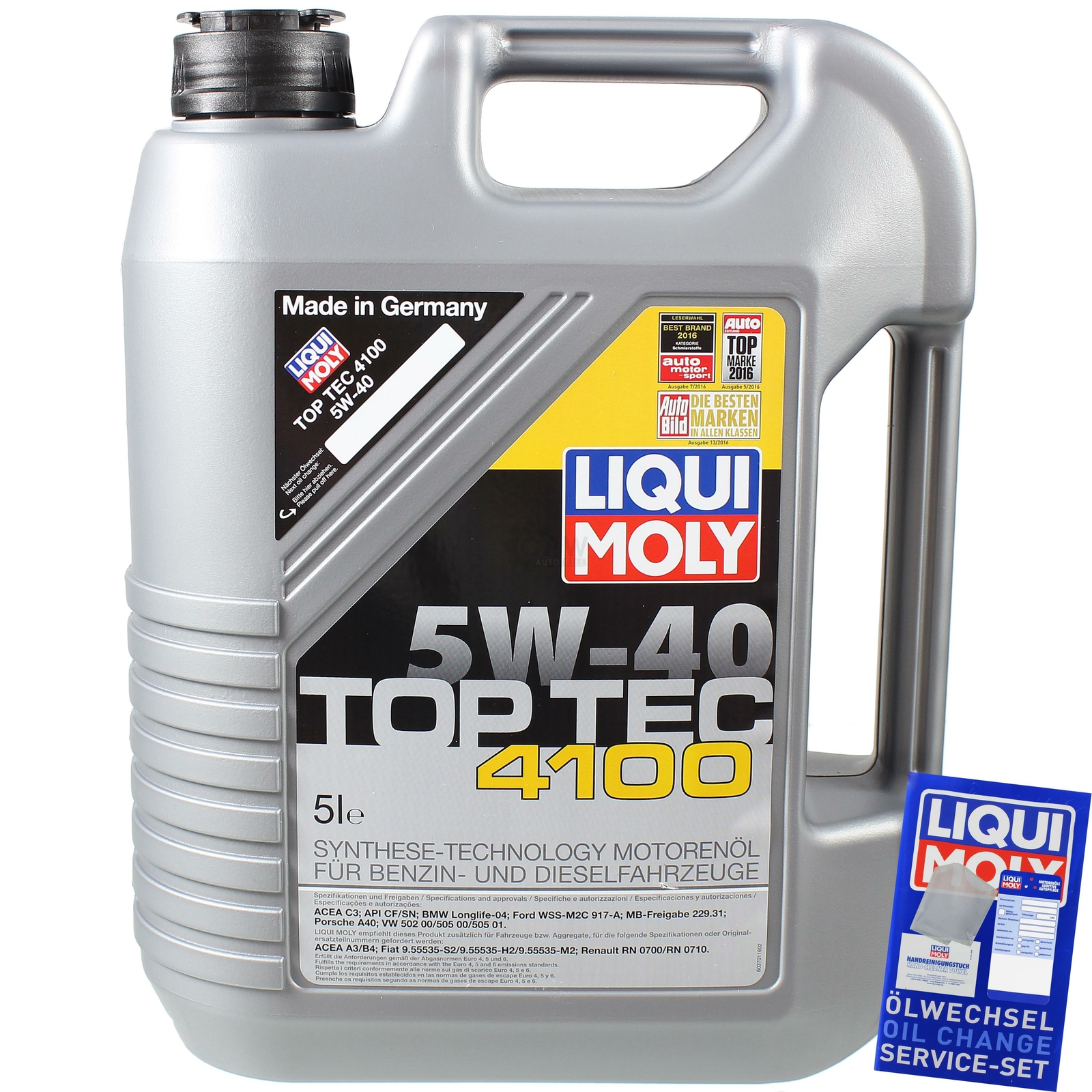 Details zu INSPEKTIONSKIT FILTER LIQUI MOLY ÖL 5L 5W-40 für Skoda Roomster 5J 1.6 Fabia II HEISS billig
