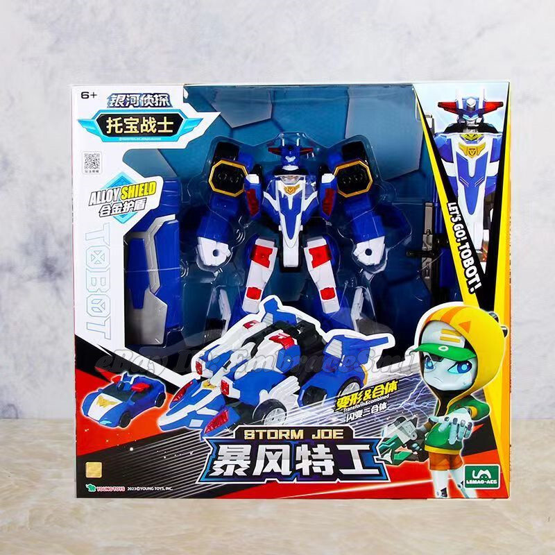 Tobot V Storm Joe Transforming Robot Police Car Vehicle Toy