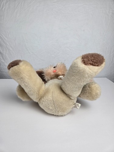 Vintage 1970er Gund Welpe Hund Plüsch creme/hellbraun 12 Zoll - Bild 10 von 12