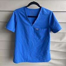 Figs Technical Collection Catarina Scrub Top Womens Size Medium Blue FW1000