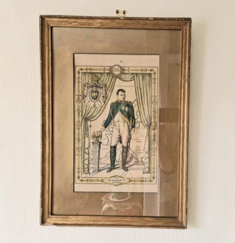 Napoleon 1. Kaiser 1810 Daniel Derveaux Lithographie gerahmter Druck um 1940 - Bild 6 von 9