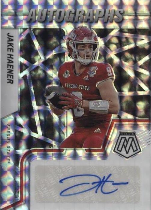 2023 Panini Mosaic Draft Picks Jake Haener #AM-JHA - 1 of 2