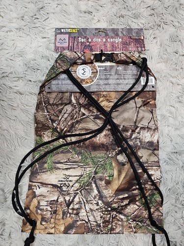 WaterSeals Cinch Backpack, Camouflage, One Size - Picture 3 of 4