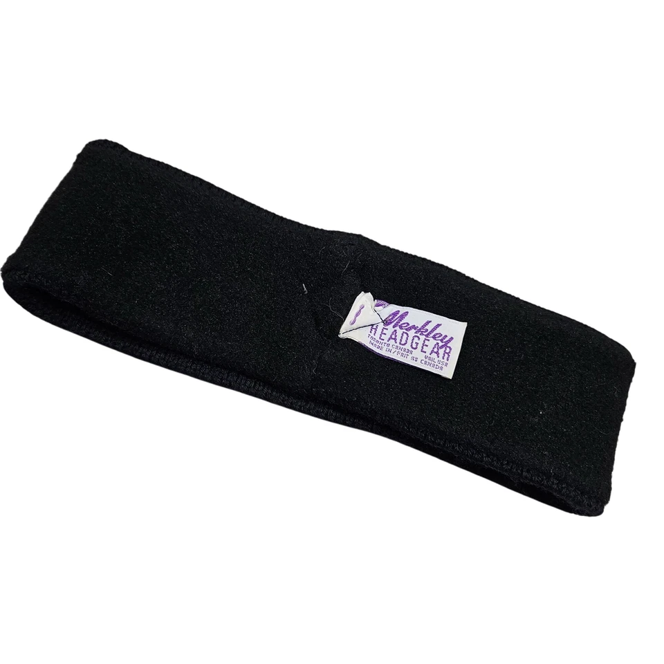 Diadema Markley de lana negra de colección tejida elástica forrada de lana unisex Foto 4 de 4