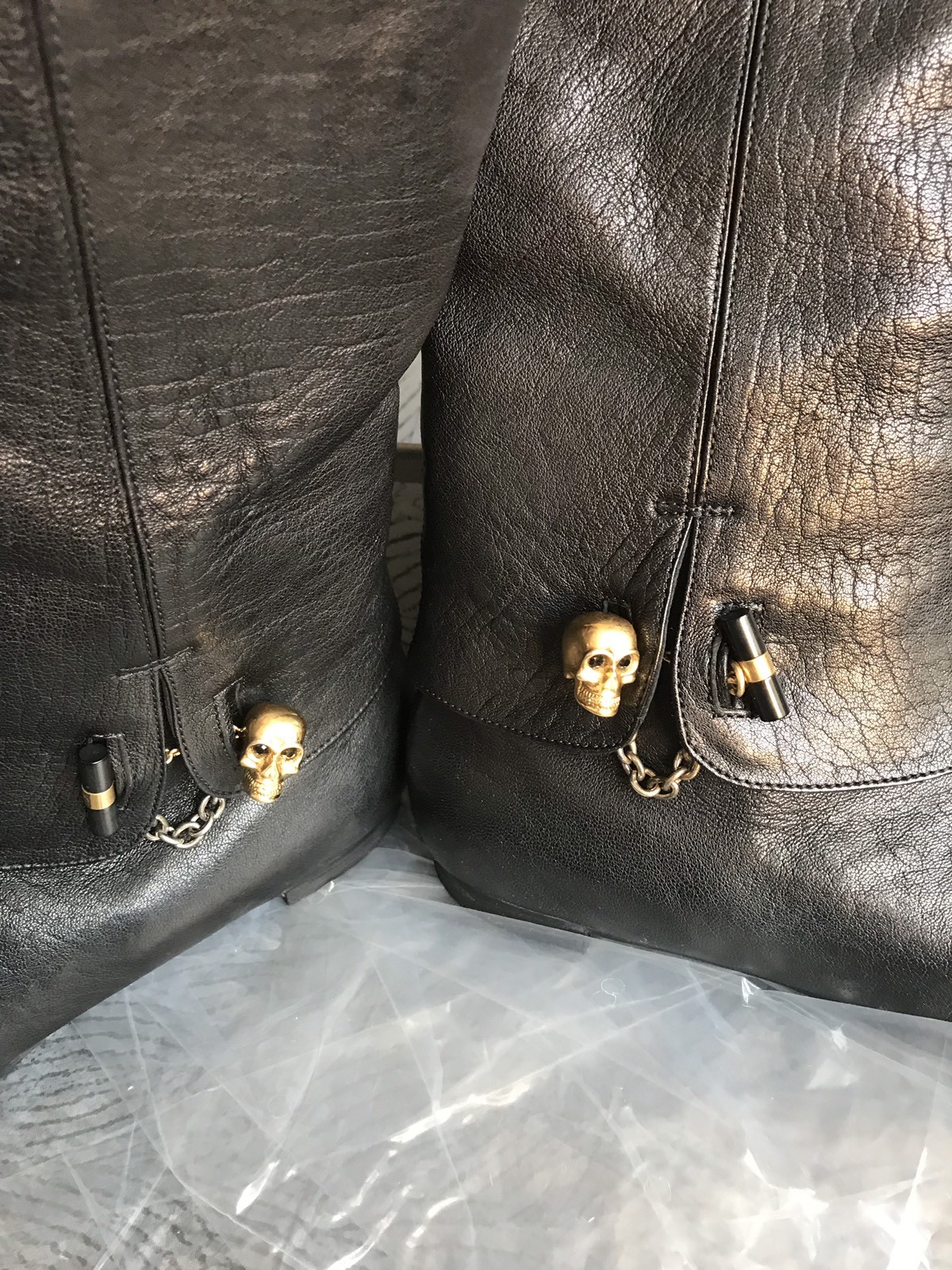 Authentic ALEXANDER MCQUEEN LEATHER BOOTS size UK5 UK5 UK5 bec138 Authentic ALEXANDER MCQUEEN LEATHER BOOTS size UK5 UK5 UK5 bec138