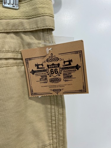 Y2K Route 66 Cargo Capri Pants Size 5/6 Tan Beige Outdoor Hiking Gorpcore NEW - Picture 3 of 7