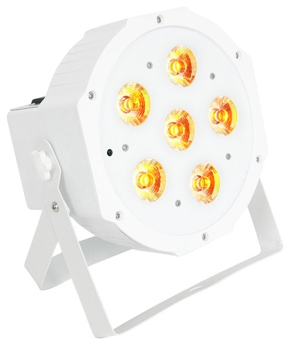 2) Rockville BATTERY PAR 61 White Rechargeable RGBWA+UV DMX DJ Up-Lights+Remotes - Picture 10 of 12