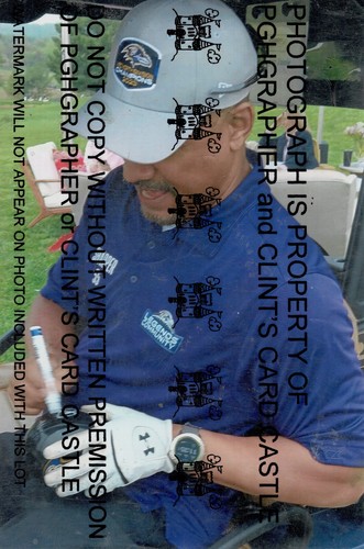 MINI CASCO FIRMADO POR JAMIE SHARPER BALTIMORE RAVENS - Virginia - prueba exacta - Imagen 3 de 3