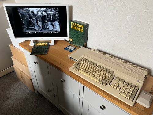 Amiga Cannon Fodder Vintage 1983 Game - Tested Working -👽👾Retro Gift Idea👾👽 - Afbeelding 12 van 24