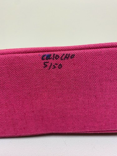 COLOCHO FAMOUS MEXICAN ARTIST HAND PAINTED SIGNED HANDBAG PINK WITH FLOWERS - Picture 11 of 11