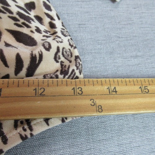 Top Shop Swimsuit Womens Size 32DD Brown Tan Leopard One Piece Sexy Jungle Beach - Picture 7 of 10