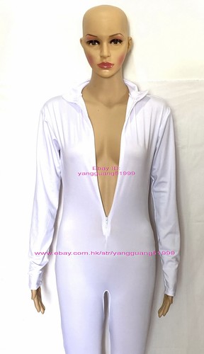Sexy Women Tights Body Suit Yoga Costumes 23 Color Spandex Catsuit Costumes F466 - Picture 46 of 95
