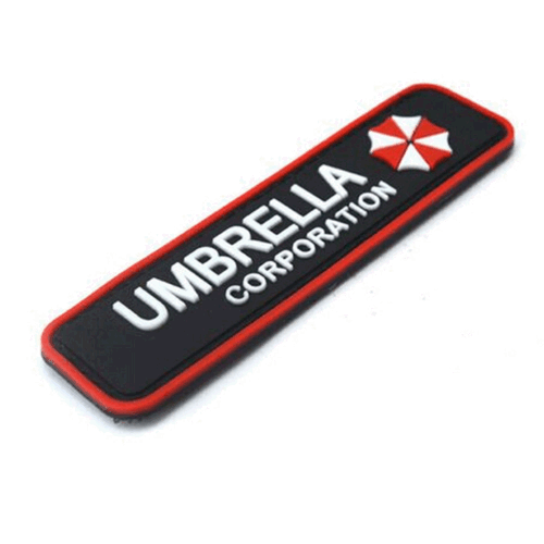 INSIGNIA PARCHE DE GANCHO MILITAR RESIDENT EVIL PARAMBRELLA CORPORATION 3D PVC - Imagen 7 de 7