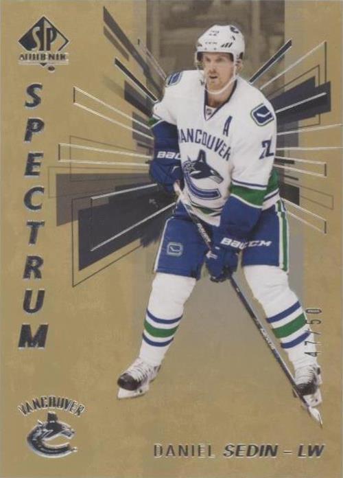 2016-17 SP Authentic - Daniel Sedin #S-22 - 1 of 1