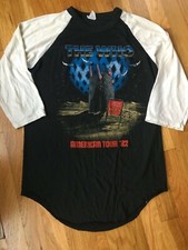 Vintage The Who American Concert Tour 82 T Shirt Jersey 80s Large Authentic