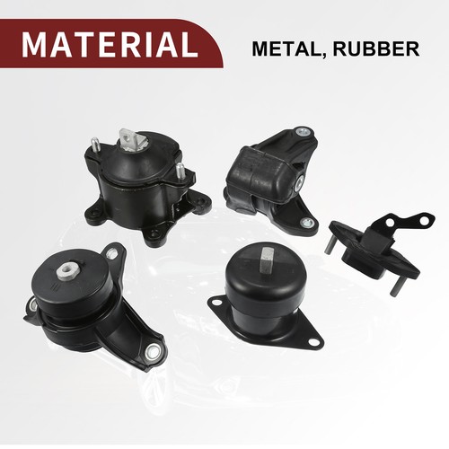 Engine Motor Trans Mount Set for Honda Accord 2.4L 08-12 for Acura TSX 1 Set - Picture 6 of 7