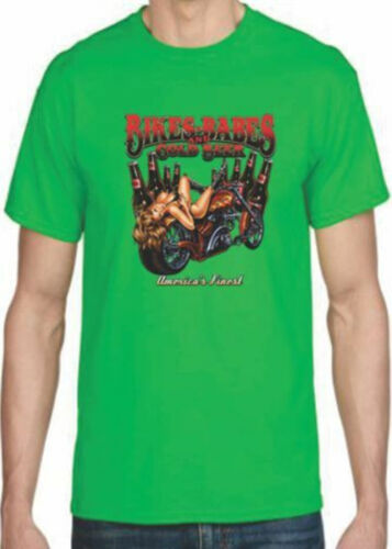 Erwachsene DryBlend® T-Shirt - ( BEER BABES - BIKER / CHOPPER / PIN-UP / HOTTIE ) - Bild 13 von 41