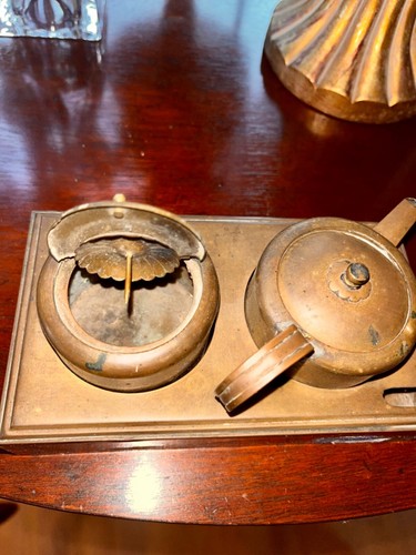 antique Japanese bronze/copper oil lantern late Edo or Meiji Era (c. 1800's). - Picture 4 of 11