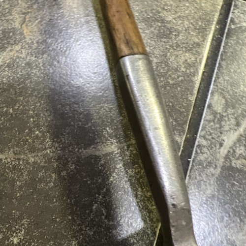 VINTAGE Otey Crisman 77 HB Putter With Hickory Wooden Shaft Leather Grip 35" RH - Picture 4 of 12