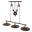 E27 X 3 Industriale Vintage Lampadario Lampada a ...