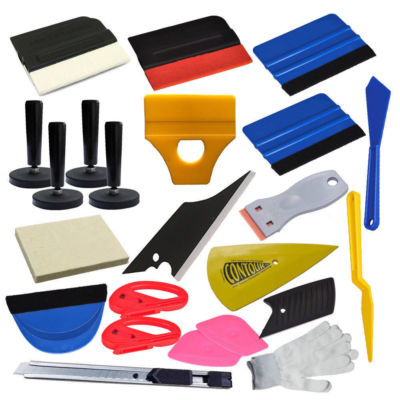 PRO Car Wrap Applicator Tools Vinyl Squeegee Scraper Tuck Tool Window Tint US