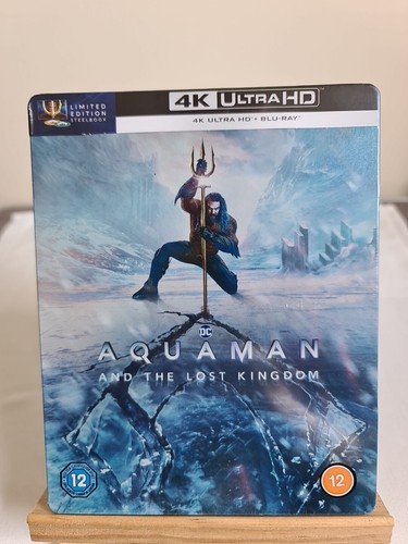 AQUAMAN AND THE LOST KINGDOM 4K UHD BLU-RAY STEELBOOK, DISPATCH SAME DAY - Picture 2 of 13