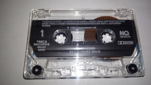 Elton John 3 Cassette Lot: Your Songs, Greatest Hits, Reg Strikes Back - Picture 9 of 10